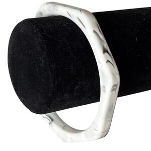Minimalist Acrylic Faceted Bracelet Modernist Jewelry